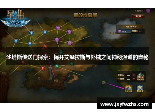 沙塔斯传送门探索：揭开艾泽拉斯与外域之间神秘通道的奥秘